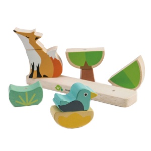 Puzzle educativ magnetic Vulpea in padure - Foxy Magnetic Stacker - Tender Leaf - Img 2