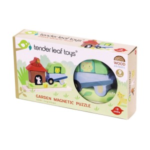 Puzzle magnetic Gradina- Garden Magnetic Puzzle - Tender leaf - Img 3