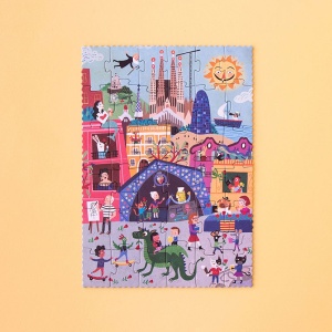 Puzzle reversibil - Zi si noapte in Barcelona - Londji Barcelona - Img 3