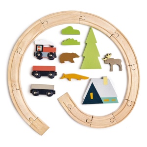 Set de tren montan - Treetops Train Set - Tender Leaf - Img 2