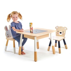 Masa cu 2 scaune - Forest table and Chairs - Tender Leaf Toys - Img 3