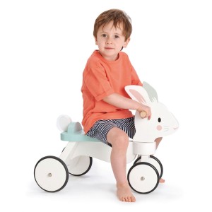 Premergator bicicleta pe 4 roti Iepuras - Running Rabbit Ride on - Tender Leaf Toys - Img 2