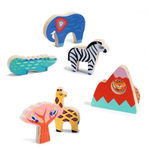 Puzzle pentru incepatori - Savana | Djeco - Img 2