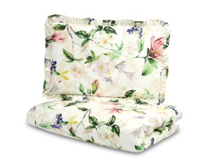 Set 2 piese lenjerie din bumbac pentru patut - Magnolia | Sensillo - Img 1