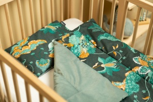 set de lenjerie din bumbac si catifea pentru patut