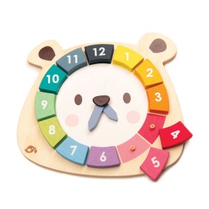Ceas - Bear Colour Clock - Tender Leaf - Img 1