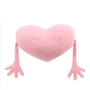 Perna decorativa din plus cu doua fete - Inima | Orange Toys "Relax" - Img 2