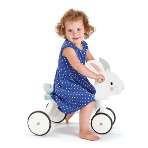Premergator bicicleta pe 4 roti Iepuras - Running Rabbit Ride on - Tender Leaf Toys - Img 3