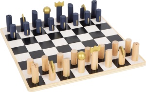 Joc de sah si table pentru copii | Small Foot "Gold Edition" - Img 1