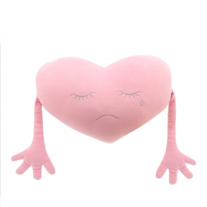 Perna decorativa din plus cu doua fete - Inima | Orange Toys "Relax" - Img 3