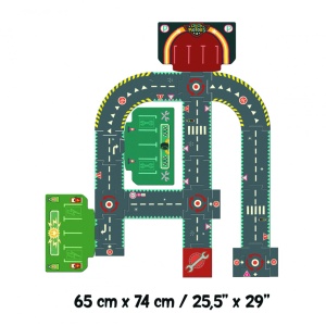 Puzzle gigant - Circuit urban | Djeco - Img 4