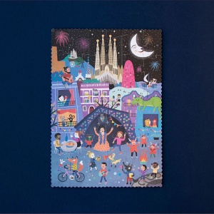Puzzle reversibil - Zi si noapte in Barcelona - Londji Barcelona - Img 4