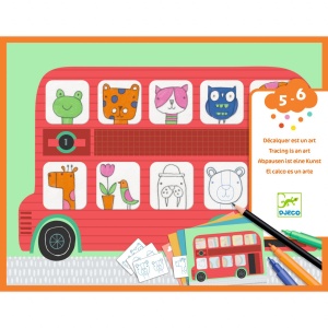 Joc creativ de desenat dupa contur | Djeco - Img 1