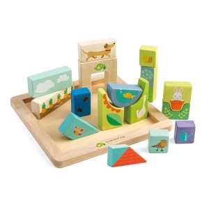 Puzzle educativ ilustratii din gradina - Garden Patch Puzzle - Tender Leaf - Img 2