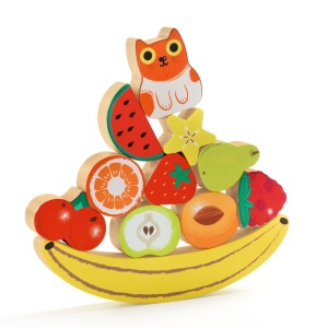 Puzzle si joc de echilibru Fructe | Djeco - Img 3