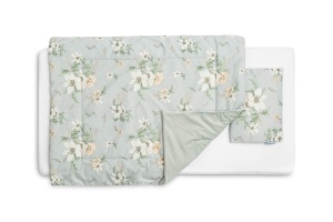 set de lenjerie din bumbac si catifea pentru patut