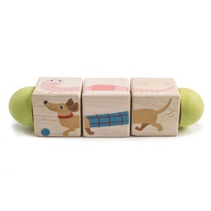Cuburi rotative cu animale - Twisting Cubes - Tender Leaf - Img 2