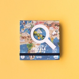Micro puzzle Londji 600 piese - Constinente - Londji Barcelona - Img 1