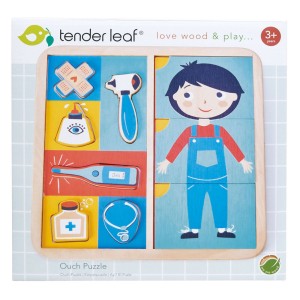 Puzzle educativ Sa invatam corpul uman- Ouch Puzzle - Tender leaf - Img 2