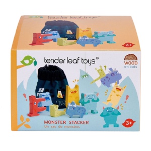 Set monstruletii din saculet- Monster Stacker - Tender Leaf - Img 4