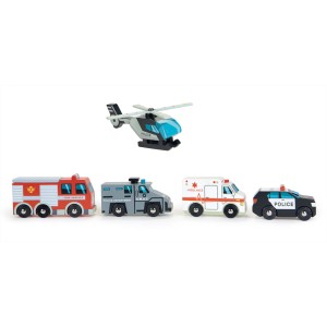 Set vehicule de salvare - Emergency Vehicles - Tender leaf - Img 1