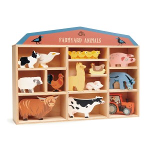 Animale domestice pe raft - Farmyard set - TenderLeaf - Img 3