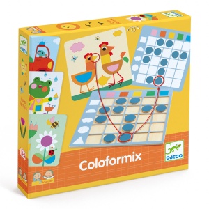 Joc de recunoastere a formelor si culorilor - Coloformix | Djeco - Img 1