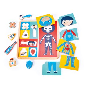 Puzzle educativ Sa invatam corpul uman- Ouch Puzzle - Tender leaf - Img 3