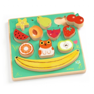 Puzzle si joc de echilibru Fructe | Djeco - Img 4
