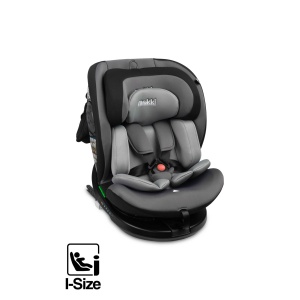 Scaun auto Mokki i-Size rotativ - Grey - Caretero - Img 1
