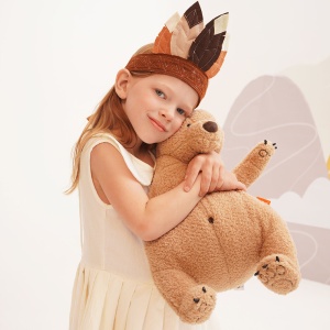 Jucarie de plus- Grizzly- Orange Toys | The Softest - Img 5