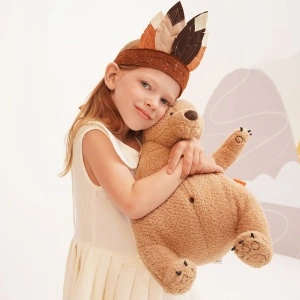 Jucarie de plus- Grizzly- Orange Toys | The Softest - Img 5