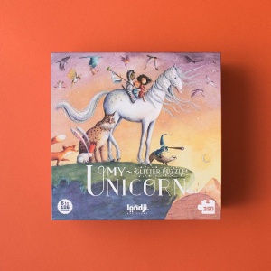 Puzzle cu sclipici - Unicorn - Londji Barcelona - Img 1