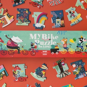 Puzzle - La drum cu bicicleta - Londji Barcelona - Img 2