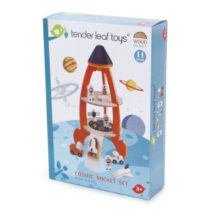 Racheta de jucarie cu astronauti - Cosmic toy rocket - Tender leaf - Img 3