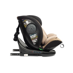 Scaun auto Mokki i-Size rotativ - Beige - Caretero - Img 6