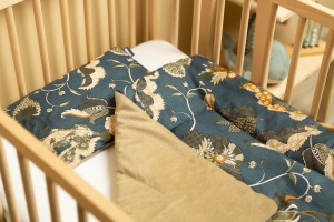 set de lenjerie din bumbac si catifea pentru patut