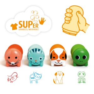Set de stampile - Animale | Djeco - Img 2