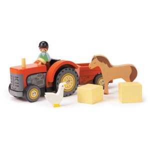 Tractorul cu remorca - Farmyard Tractor - Tender leaf - Img 1