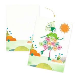 Joc creativ cu stampile - Flori | Djeco - Img 2