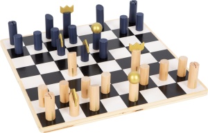 Joc de sah si table pentru copii | Small Foot "Gold Edition" - Img 6