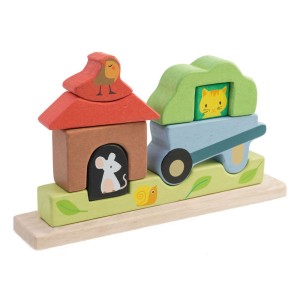 Puzzle magnetic Gradina- Garden Magnetic Puzzle - Tender leaf - Img 1