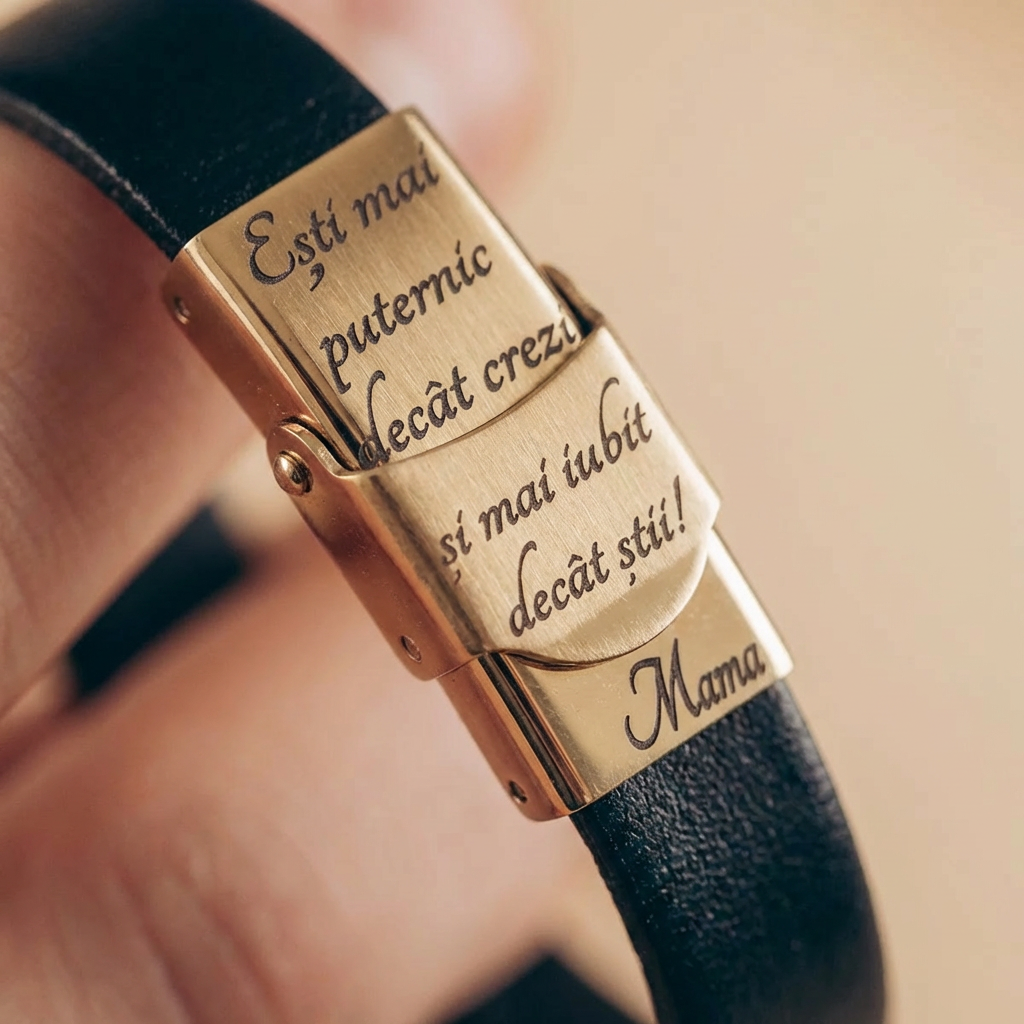 Brățări Piele Personalizate Bărbați