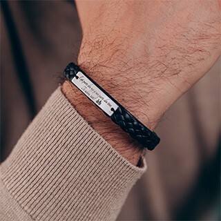 Armbänder aus Leder und 925er Sterlingsilber