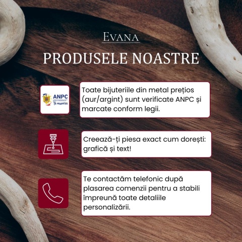 Brățară Bărbați Piele Împletită cu Cruce Aur 14K Personalizată – Model Veghe - Img 3