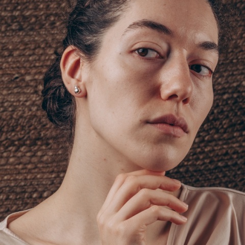 Cercei din argint Buburuza – Eleganță delicată 10 mm - Img 4