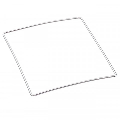 Brățară din Argint, Formă Pătrată, Design Minimalist – Dimensiune 60 mm - Img 2