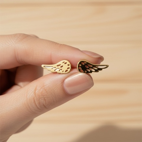 Cercei Aripă din Argint 925 – 9×4 mm