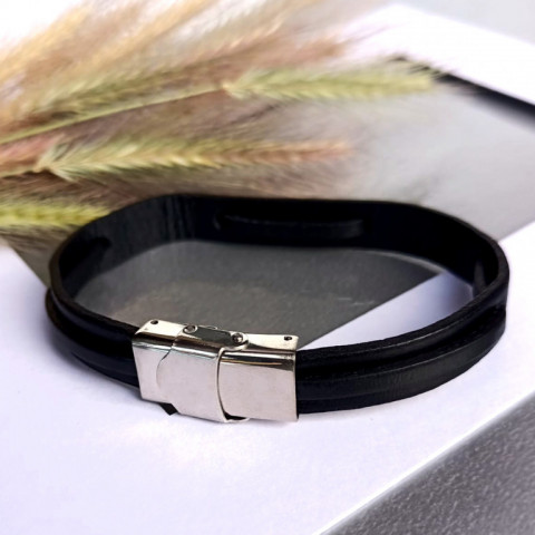 Set Brățări Cuplu Personalizat – Argint 925 și Piele - Img 3