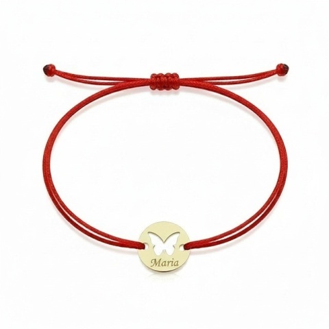 Brățară Aur 14K cu Fluture Decupat – Personalizată cu Nume | Evana - Img 7